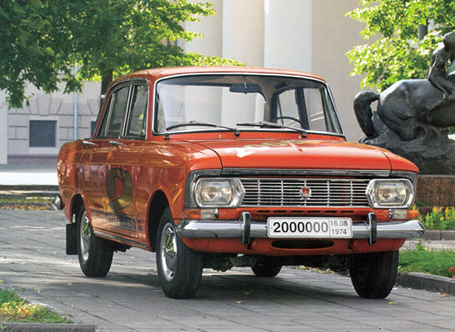 2-х миллионный "Москвич-412", 1974 год . Фото